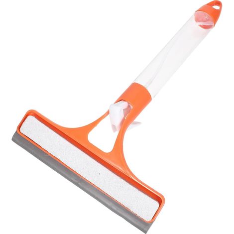 1 raclette à vitres avec pulvérisateur, silicone, orange (1/5)