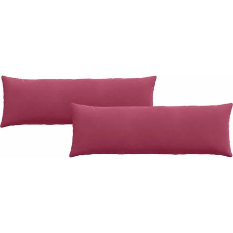Maison Exclusive - Sofakissen 2 Stück Weinrot 120 x 40 cm Cordsto