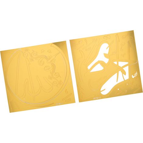 Autocollants miroir acryliques, motifs artistiques et culturels, fond autocollant, pour murs, portes et fenêtres. (1/5)