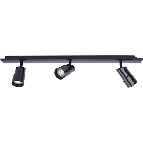 Appl. Barre 3 spots JUDY B3 GU10 noir LED 5W CCT 500lm 25000H incl. ARIC 4475 (1/2)