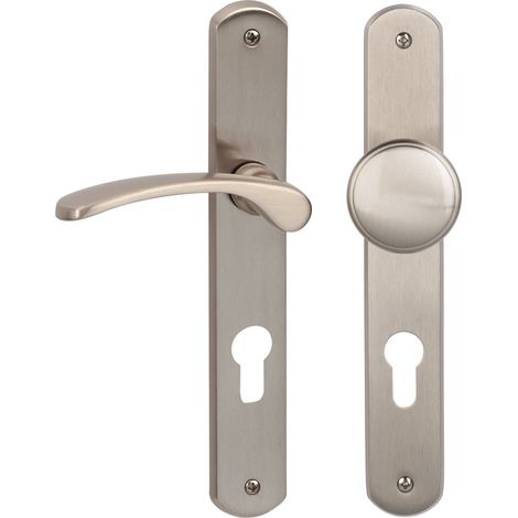 verrou-lS laiton inox pour wohnungseingangstüren pZ dIN droite, 32740323 r poignée de porte