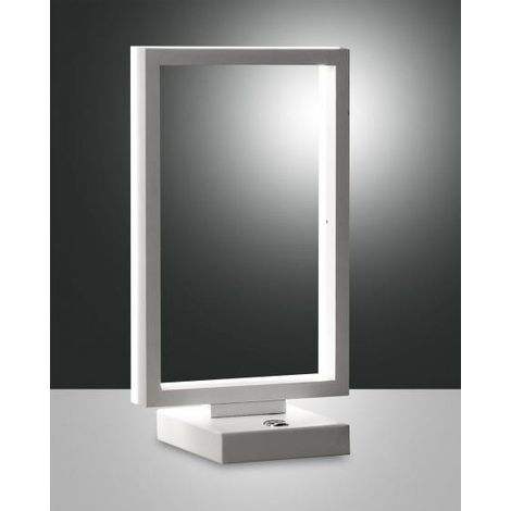 Lampe De Table Led Bard 15W Blanc 3394-30-102 Fabas Luce (1/3)