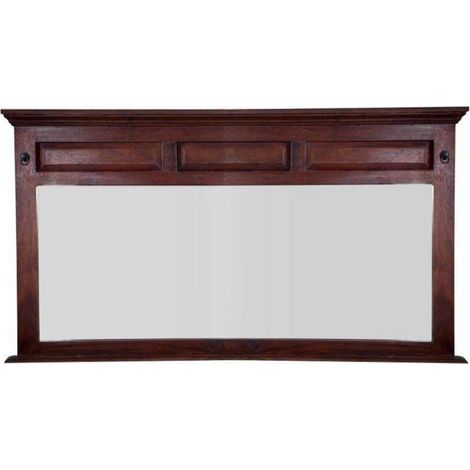 specchio in legno di Acacia 160x7x87 nougat laccato OXFORD 405