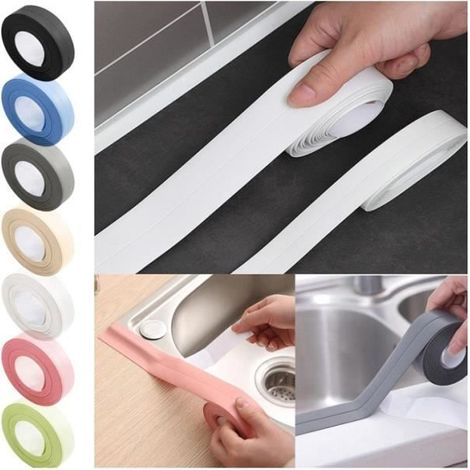 Ruban d'étanchéité - Générique - 1.5M - PVC - Multi-usages - Pack de 7 pièces (1/4)
