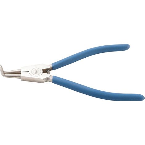 Alicate de puntas (circlip)  en ángulo  para anillos de retención exteriores  250 mm (1/4)