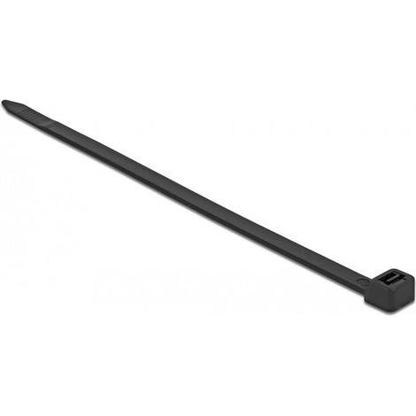 DELOCK LOT DE 10 SERRE-CÂBLES NOIR 850 X 9 MM 19646