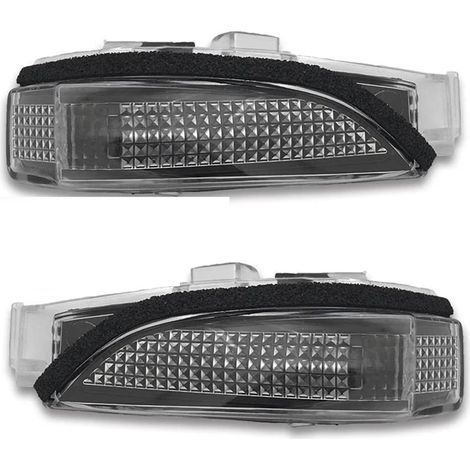 Feux latéraux pour auto Pour Toyota Pour Auris Pour C-HR 2016-2020 Rétroviseur Clignotant Indicateur LED Clignotant Répéteur Avec Ampoule Clignotant Latéral (Color : A PAIR)