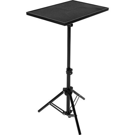 Support Trépied Pliable pour Projecteur Plateau Réglable en Abs et Métal, Capacité 1-2 Kg, Adapté Home Cinéma, Bureau et Scène, Étagère Utilitaire Multifonction pour Table (1/5)