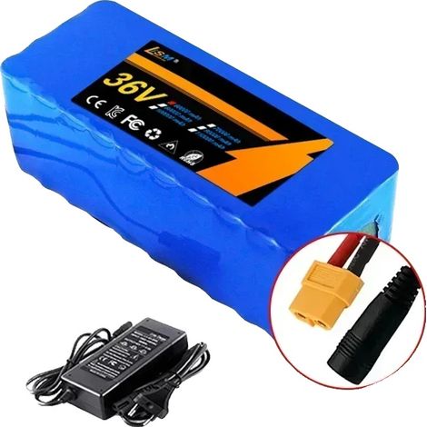 Batterie Lithium, 36V, Capacité 60000mAh, XT60-DC (1/2)