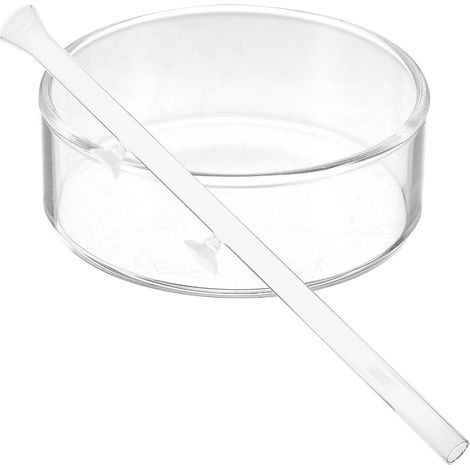 Tube d'alimentation des Crevettes D'Aquarium Réglable 15.75 in Nourrisseur Clair avec Plat et Ventouse pour Crevettes Crabes Palourdes et Poissons Tropicaux (1/5)