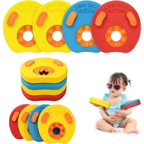 Bouée de natation pour enfants avec disques amovibles, ensemble de piscine pour enfants apprenant et pratiquant la natation. (1/5)