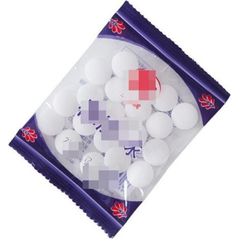 Lot de 5 boules à mites blanches non toxiques pour armoire, élimine les cafards avec un parfum naturel de haute qualité MNS