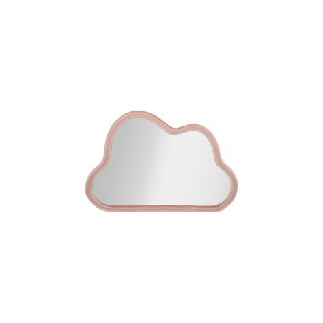 Miroir mural rose nuage velours cm 90x4x60 (1/5)