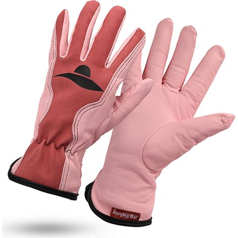 Gant de jardin en cuir Rose MISS - ROSTAING - 8 - M (1/4)