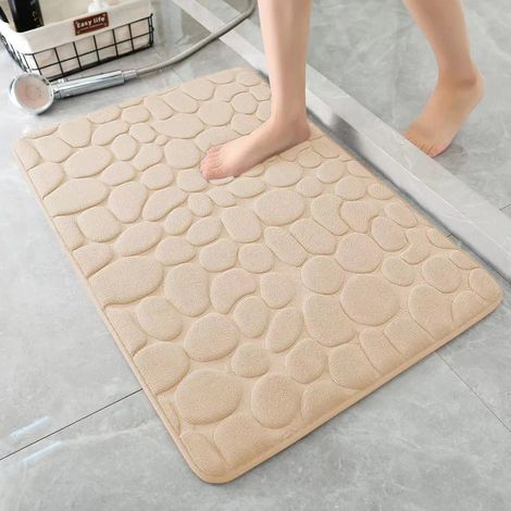 Doux et agréable au toucher - moelleux et confortable - antidérapant - élastique - séchage rapide - Camel(4060cm)