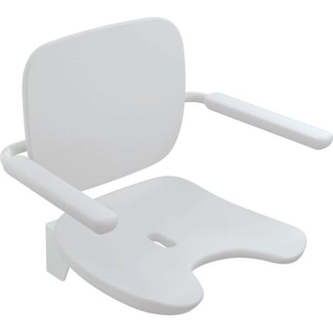 HEWI 802.51.23860 siège rabattable Premium, découpe pour ischions (1/2)