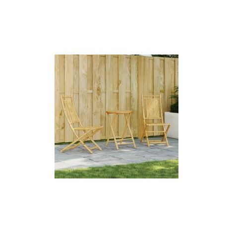 Ensemble de bistro 3 pcs bambou (1/5)