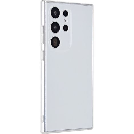 Funda ultratransparente eSTUFF infinite vienna para Galaxy S24. Material: TPU 100 % reciclado, ES67401002