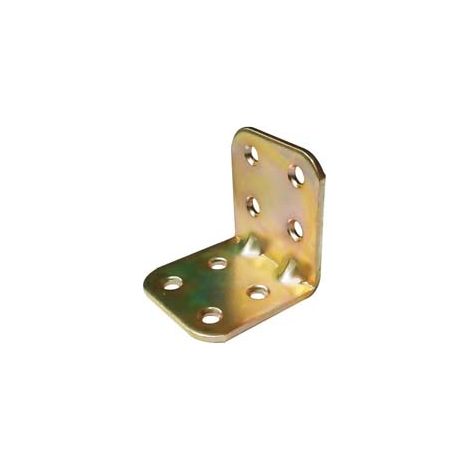PIASTRA DI GIUNZIONE AD ANGOLO ART.788- - mm.30x30x30 - spessore mm.2 - 100 pezzi