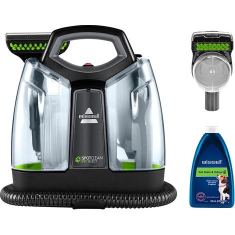 Bissell SpotClean Pet Select Schwarz Grün Transparent Reiniger