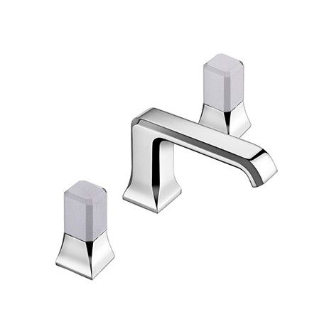 MELANGEUR LAVABO ITALY 3 TROUS POIGNEE CALACATTA AVEC VIDAGE UP&DOWN - CRISTINA ONDYNA IT20551CC