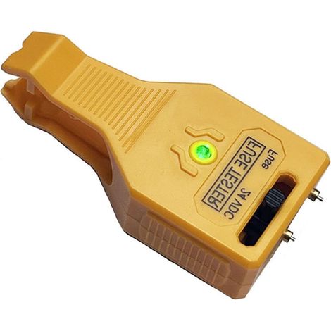 Testeur de fusible 12 V/24 V avec indicateur LED pour fusibles ATC/ATM/MAXI Outil de diagnostic de voiture pour voiture/camion/bateau à moteur