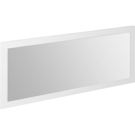 Miroir TREOS avec cadre 110x50cm, blanc mat (1/4)