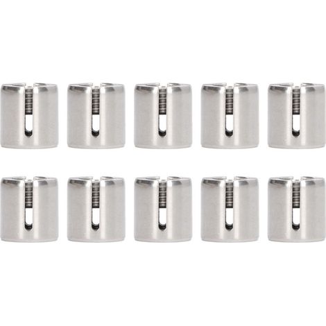 10 Pces Pinces Croisées pour Câble Inox 316 M10, Serre-câbles Croisés pour Garde-corps à Câble (2mm) (1/5)