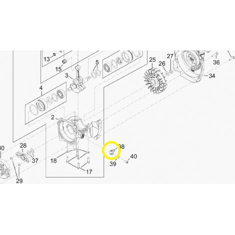 Attachement pour faux à moteur 154 ALKO SL2074106