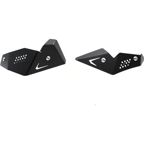 1 pair, color: black, material: metal, modified throttle body protective cover, sensor protection, vehicle body protection.--BIEMMEDUE (1/5)