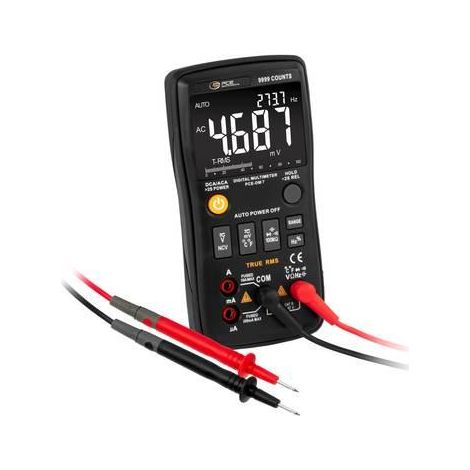 PCE Instruments PCE-DM 7 multimetro digitale nero professionale
