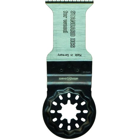 Hoja de sierra oscilante MPS 3901, compatible con herramientas oscilantes estándar.
