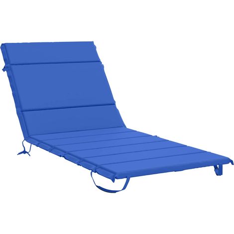 Cojín de Tumbona GEMERT 100% Poliéster Azul Royal vidaXL
