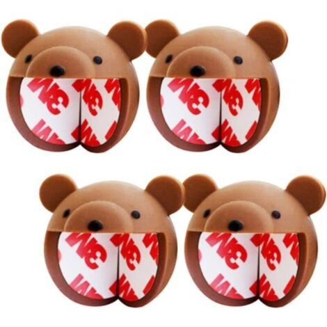 Animal Mignon Coin de Protection 4 pcs Coin de Table Protection anticollision Protecteur d'angle Dessins animés Coin de Protection Pour meubles de table et meubles avec auto-adhésifs 4cm
