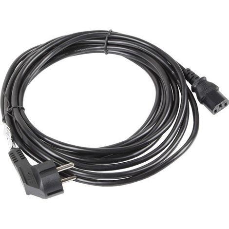 Lanberg CEE 7/7 - IEC 320 C13 10m VDE-Netzkabel Schwarz (1/4)