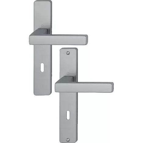 Ensemble sur plaque Toulon - Aspect inox - Clé L