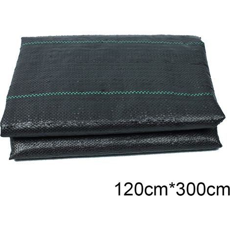 Barrière anti-herbes PP stabilisée UV - 120 x 300 cm - Perméable et écologique pour jardin et serre