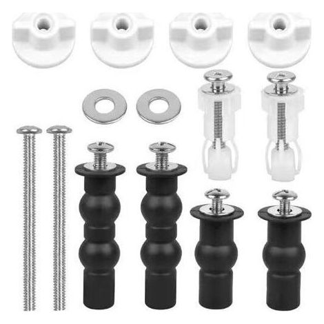 Abattant WC Fixations Charnières Vis de Couverture de Toilette, Accessoires de Siège de Toilette Vis D'expansion pour Couvercle (1/5)