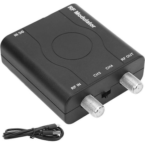 Adaptateur de modulateur RF compatible, convertisseur coaxial de modulateur RF (1/5)