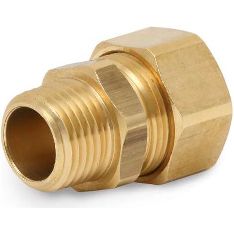 QuickFix-Pro Wellrohrverschraubung DN 12 x DN 15 (1/2") AG 9702734 (1/2)