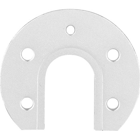 Accessoire pour imprimante 3D V5 : plaque de montage en alliage d'aluminium en forme de U pour tête d'impression Reprap Kossel E3D (1/5)