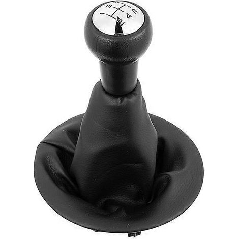 Pommeau de levier de vitesses 5 rapports + soufflet pour Citroën Berlingo III et Peugeot Partner (2008-2021) - Accessoires intérieurs en cuir PU (1/5)