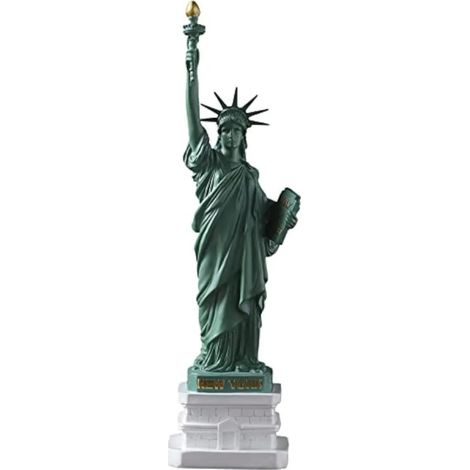 Statue de la Liberté Modèle créatif rétro Statue de la Liberté Souvenirs de Voyage Maison pièces d'artisanat 27cm (1/5)