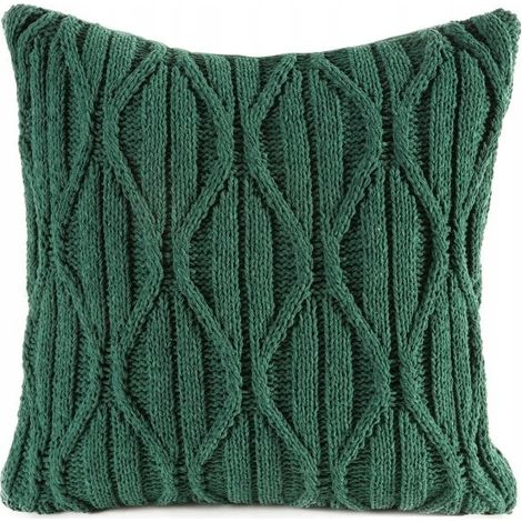 GRÜNER DEKORATIVER KISSENBEZUG 45X45 EUROFIRANY 1 Stück.