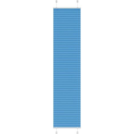 Plissee Blau 50x200 cm Stoffbreite 49,4 cm Polyester