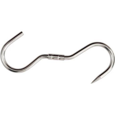 GANCIO INOX P/MACELLAIO GIREVOLE 240 X 10 MM