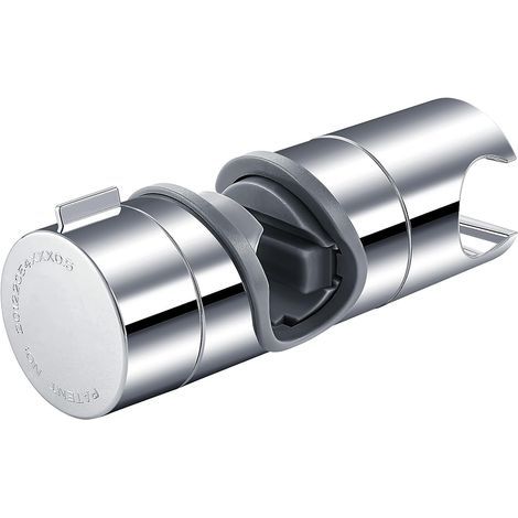 360° Support de Douche - à Main Réglable, Support de Pommeau de Douche à Circonférence 19-25mm, ABS Chromé pour Salle de Bain (1/5)