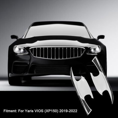 Poignées de porte (4 pièces) avec étiquette pour Toyota Yaris VIOS (XP150) 2019-2022 poignées de porte (4 pièces) avec coins. (1/5)