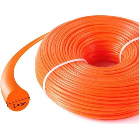 Fil pour débroussailleuse - - Nylon Ronde 2,4 mm - 86 m (1/2)