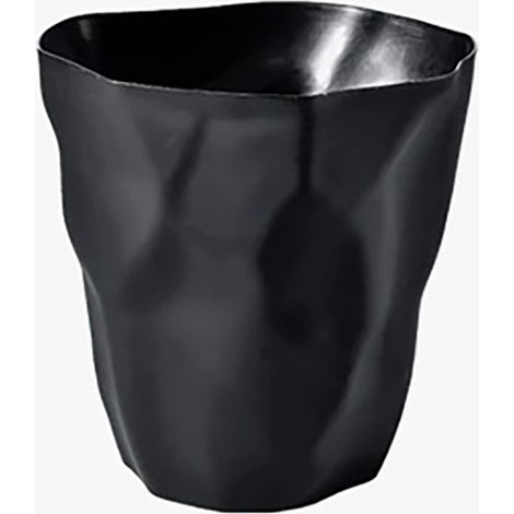Color Trash Can in Black/Pink - Modern Polypropylene Design, Diameter 24cm, Height 24cm, Functional Recycling Bin for Home or Office. Ideal for Kitchen or Bathroom Use, Lightweight at 1kg. (1/5)